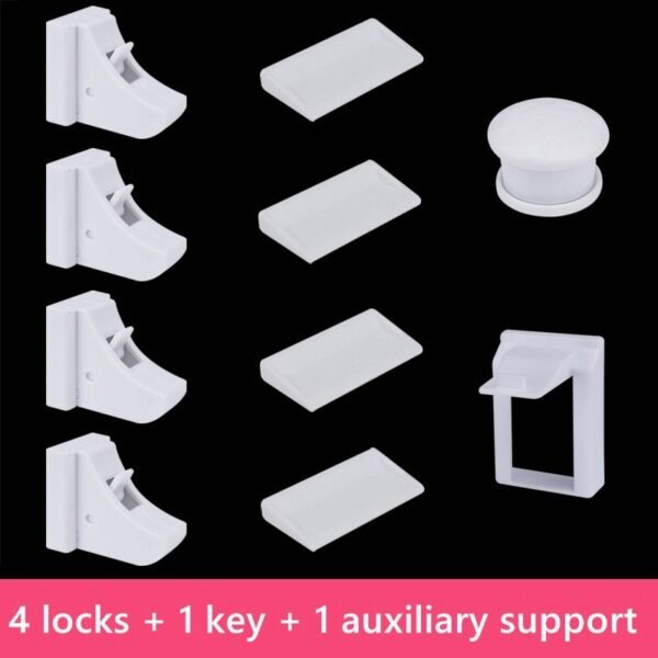 Children's Multifunctional Safety Lock, Drawer Lock, Cabinet Door Lock - Image 6