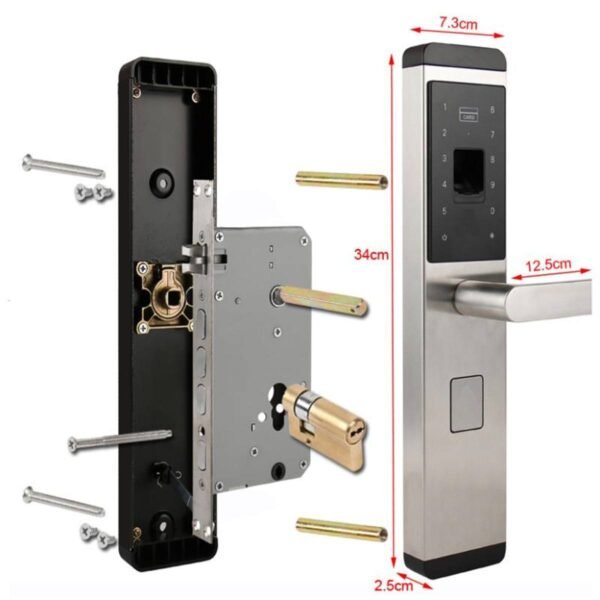 Password lock electronic card smart lock - Image 2