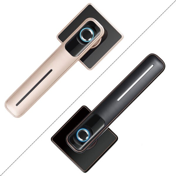 Smart Hand Fingerprint Square Ball Door Lock - Image 2