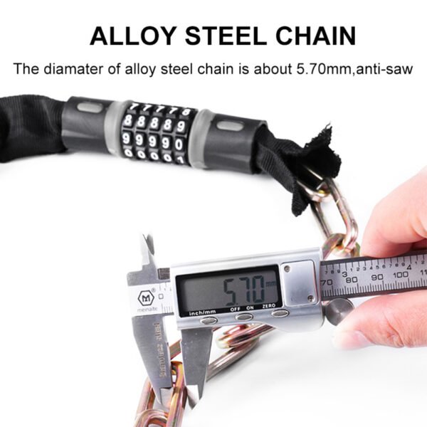 Bicycle Chain Lock Anti-Theft Bicycle Chain Lock Chain Lock - Image 4