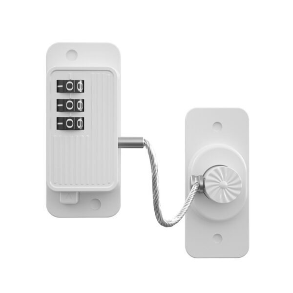 Children's Window Lock Refrigerator Password Lock Window Security Lock Limit Positioning Combination Lock Lock Child Safety Lock - Image 5