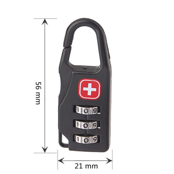 Zinc alloy mini combination lock - Image 4