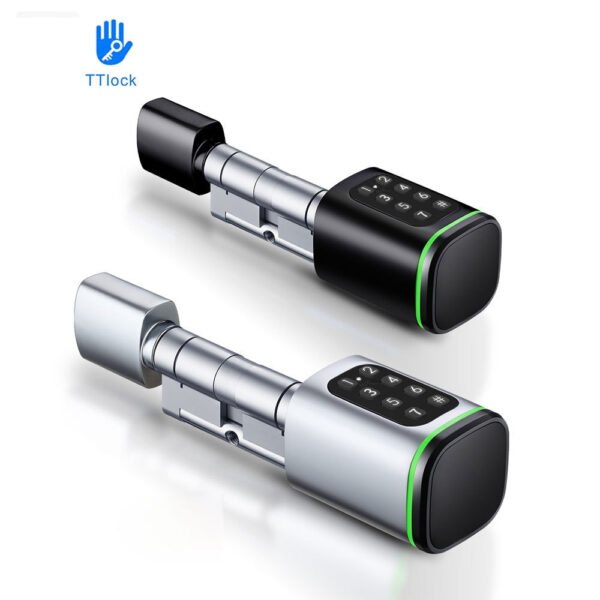 Password Card Smart Lock Cylinder Graffiti Through Bluetooth Unlock - Image 2