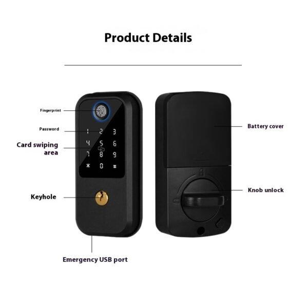 New Indoor Electronic Smart Door Lock - Image 3