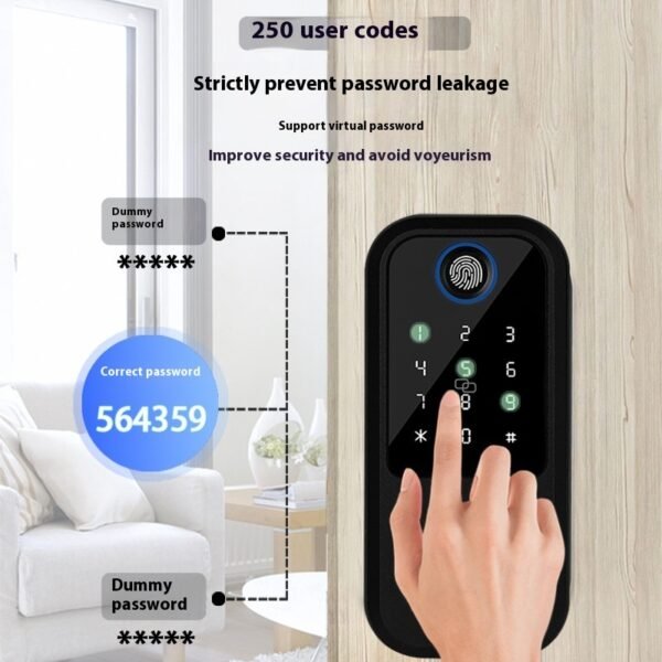 New Indoor Electronic Smart Door Lock